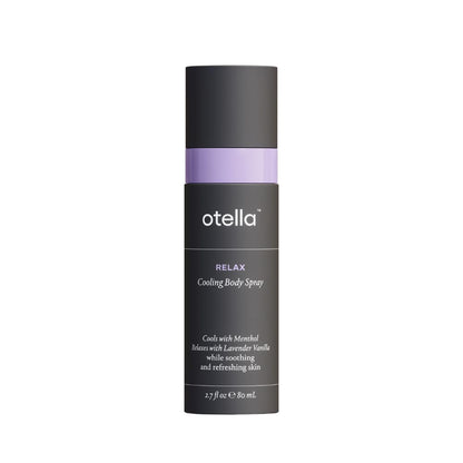 Cooling Body Spray with Menthol and Lavender Vanilla Scent – 2.7 oz | Immediate Heat Relief | TSA Approved | Gluten Free | Vegan | Paraben Free