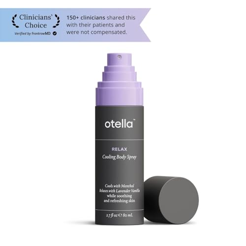Cooling Body Spray with Menthol and Lavender Vanilla Scent – 2.7 oz | Immediate Heat Relief | TSA Approved | Gluten Free | Vegan | Paraben Free