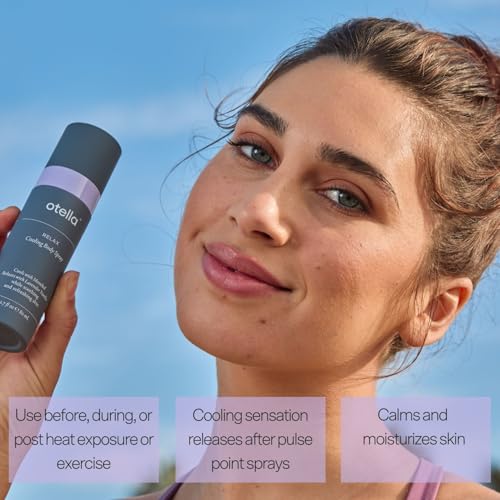 Cooling Body Spray with Menthol and Lavender Vanilla Scent – 2.7 oz | Immediate Heat Relief | TSA Approved | Gluten Free | Vegan | Paraben Free
