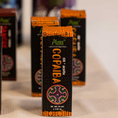 Copaiba Oil 30ml – 100% Pure & Natural, Steam-Distilled from Wild-Harvested Copaifera Officinalis