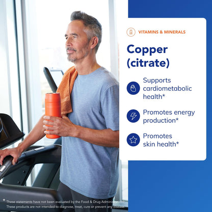 Copper (Citrate) – Highly Bioavailable Copper | 60 Capsules | Pure Encapsulations