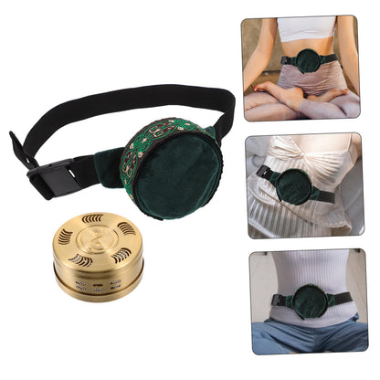 2-Piece Moxibustion Box Set with Velvet Smoke Filter – Copper Moxa Burner for Full-Body Use