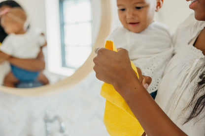 Copper Pearl Ultra-Soft Baby Bath Washcloths – 11x11 Sesame Scribbles (6-pack)
