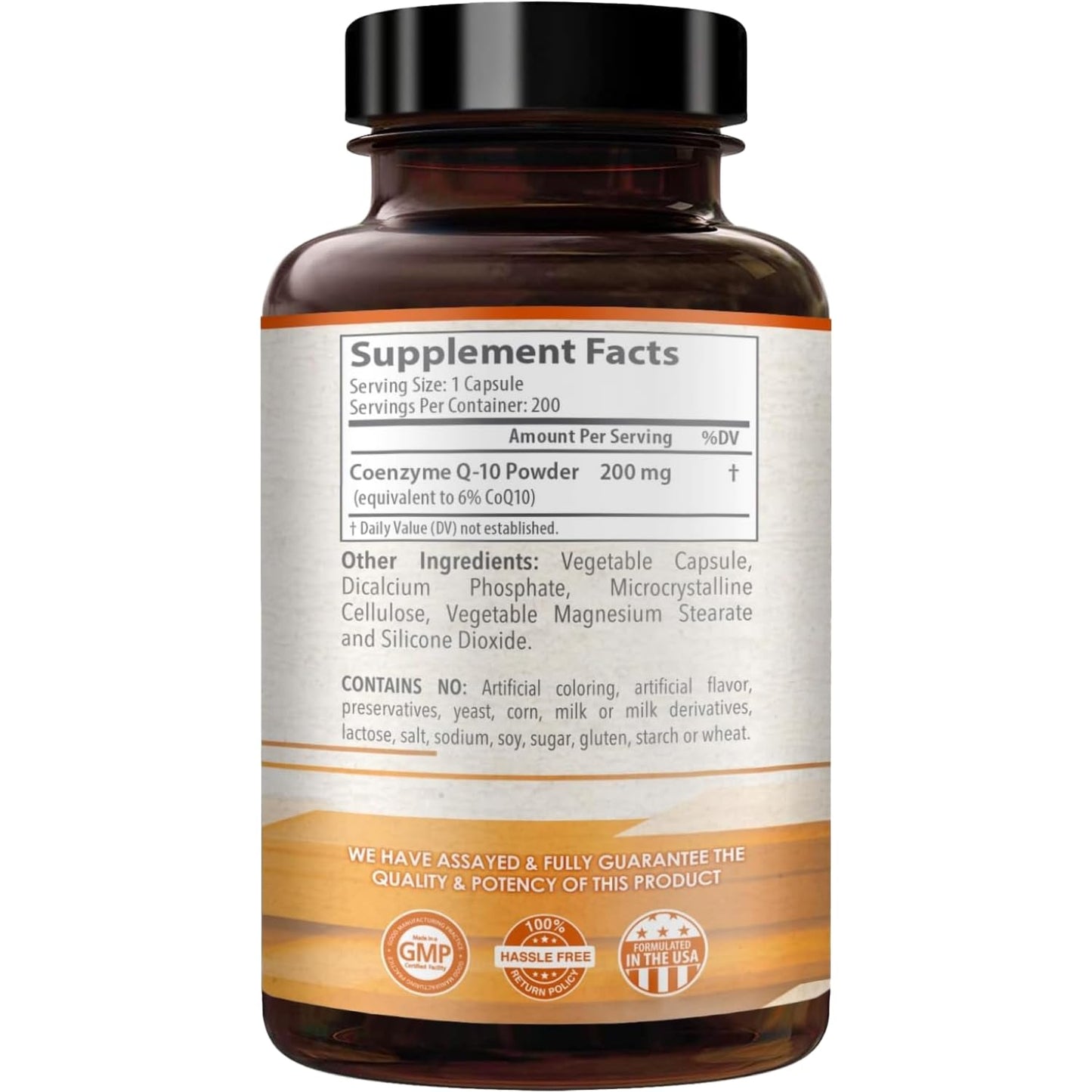 Coenzyme Q10 200mg Supplement – Heart Health & Energy Support