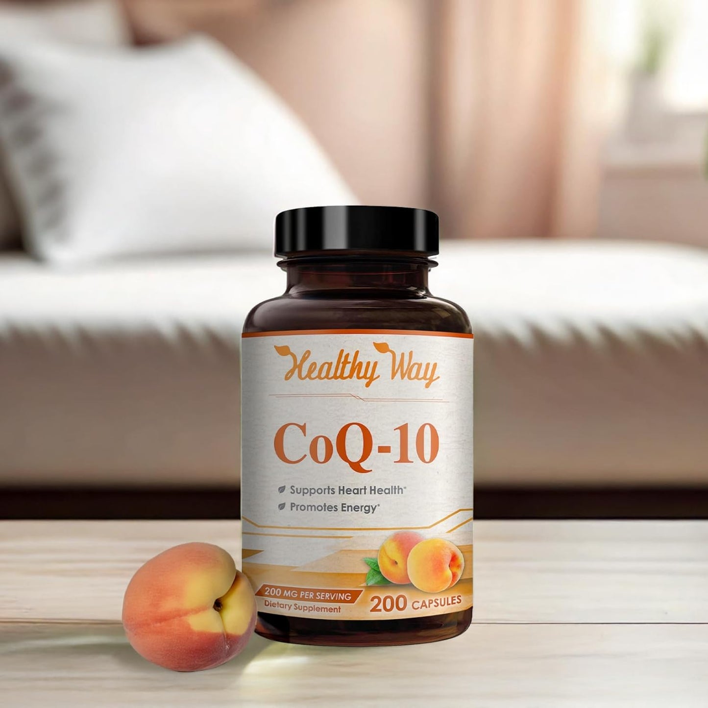 Coenzyme Q10 200mg Supplement – Heart Health & Energy Support
