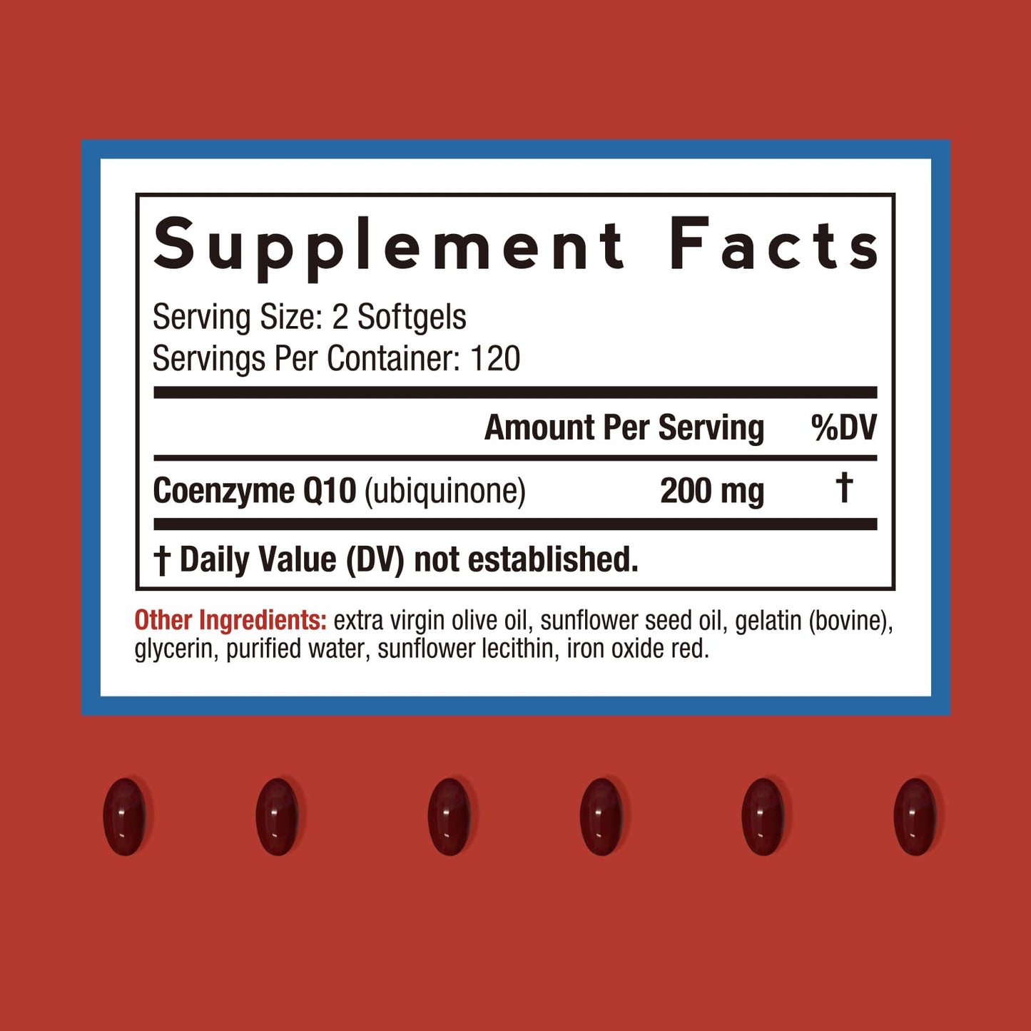 CoQ10 200mg High Absorption with Olive Oil – 240 Softgels | Doctor's Recipes