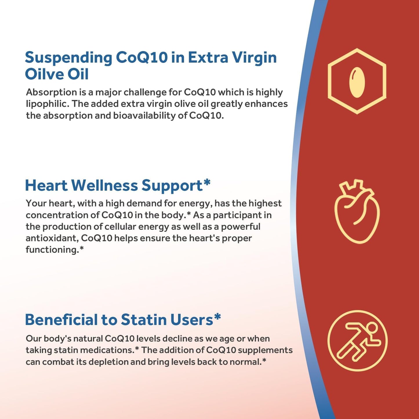 CoQ10 200mg High Absorption with Olive Oil – 240 Softgels | Doctor's Recipes