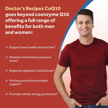 CoQ10 200mg High Absorption with Olive Oil – 240 Softgels | Doctor's Recipes