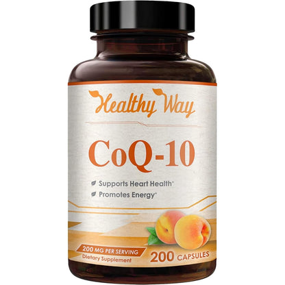 Coenzyme Q10 200mg Supplement – Heart Health & Energy Support