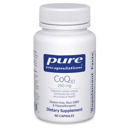 Pure Encapsulations CoQ10 250 mg – Brain & Cellular Energy Support – 60 Veg Capsules