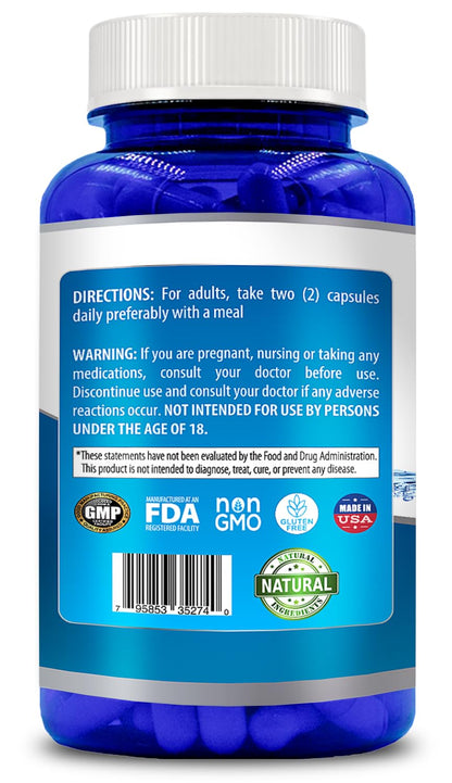 CoQ10 400mg – 200 Capsules | Maximum Strength, High Absorption, Gluten Free, Non-GMO