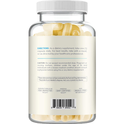 Quick Absorption CoQ10 400mg Capsules – Ubiquinone 400mg for Heart Health & Aging Support | Made in a cGMP US Lab