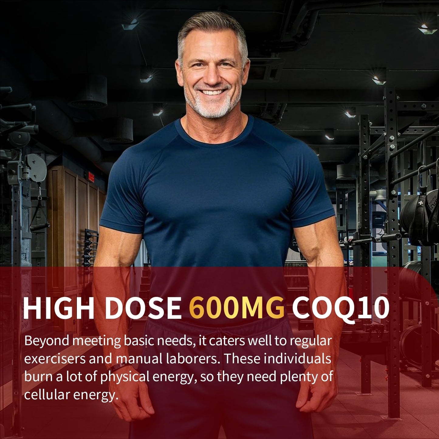CoQ10 600mg Softgels - Extra Strength CoQ10 with Omega-3, PQQ & BioPerine (120 Softgels)