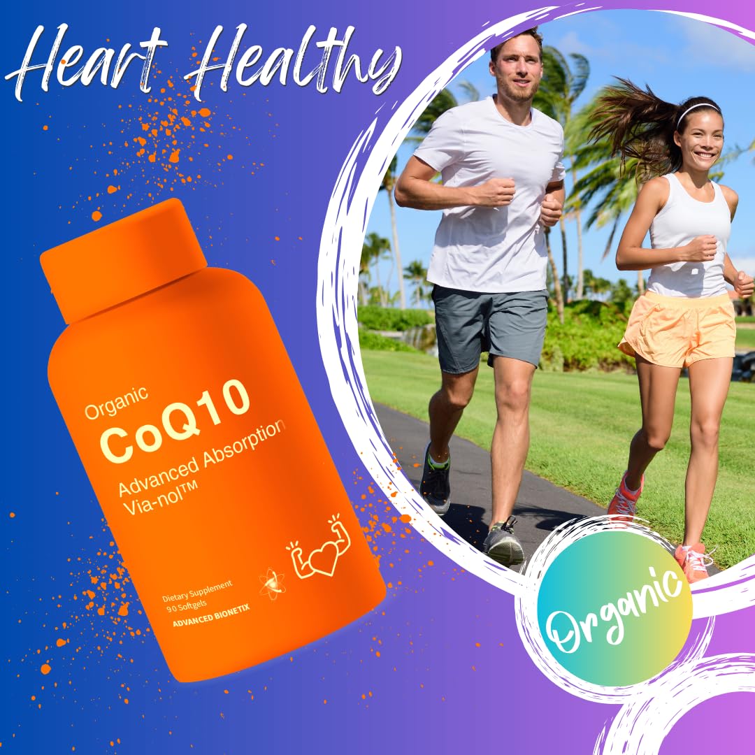 Advanced Bionetix CoQ10 200mg with Black Pepper Extract — 90 Softgels | Heart & Brain Health