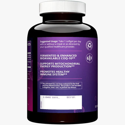 MRM Nutrition COQ-10 100mg – Naturally Derived, Enhanced Bioavailability, Antioxidant Support, Heart Health | Gluten-Free | 120 Servings