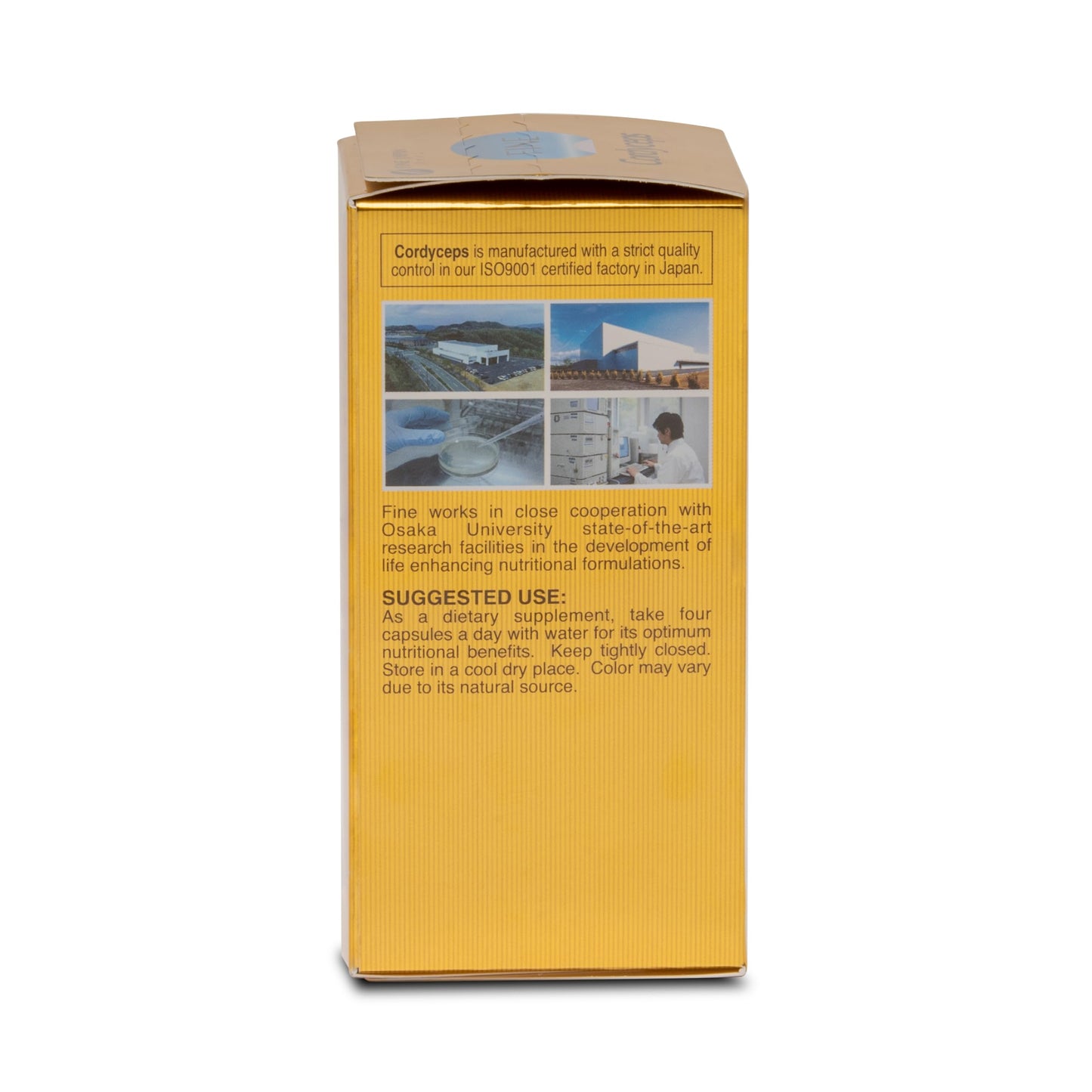 FINE JAPAN Cordyceps Capsules | Premium Cordyceps Militaris & Sinensis 1000mg