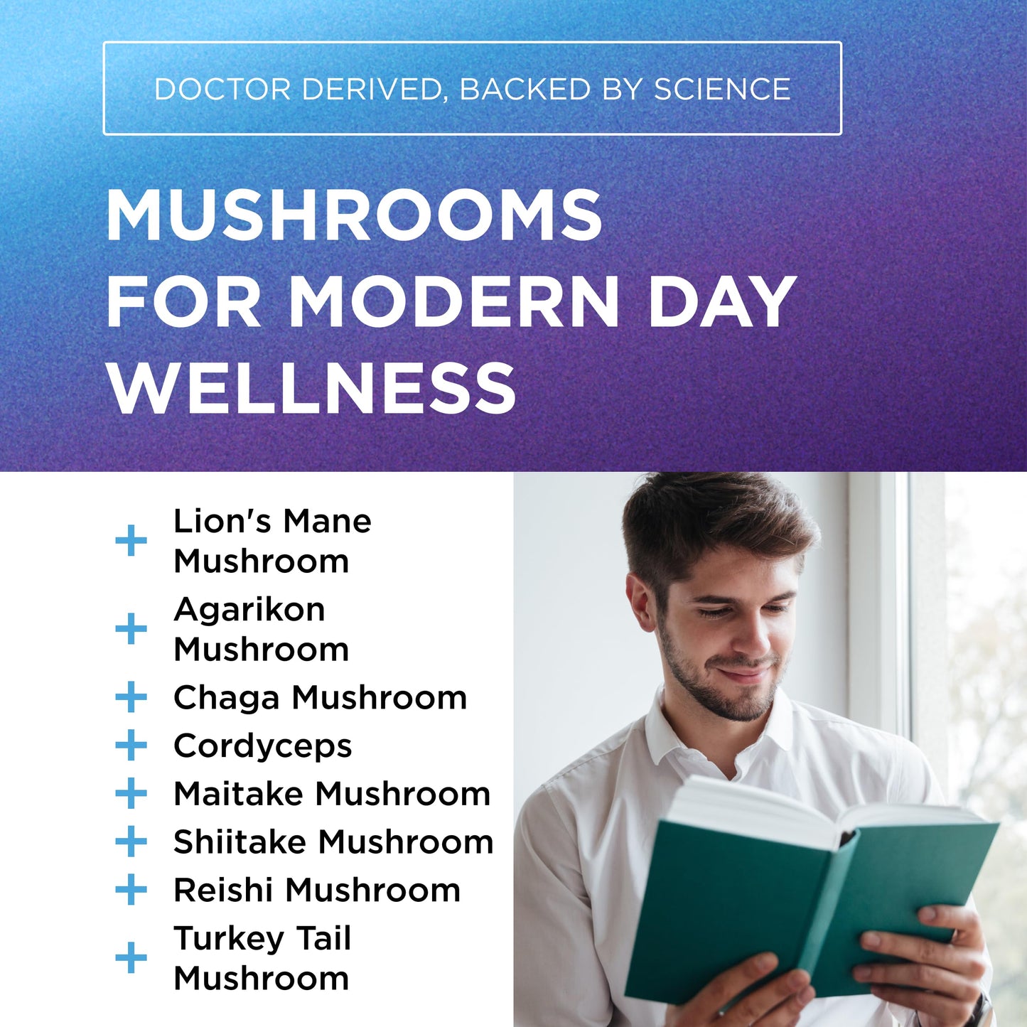 Dr. Emil Nutrition 10 Mushroom Nootropic Supplement – Clarity & Immune Support