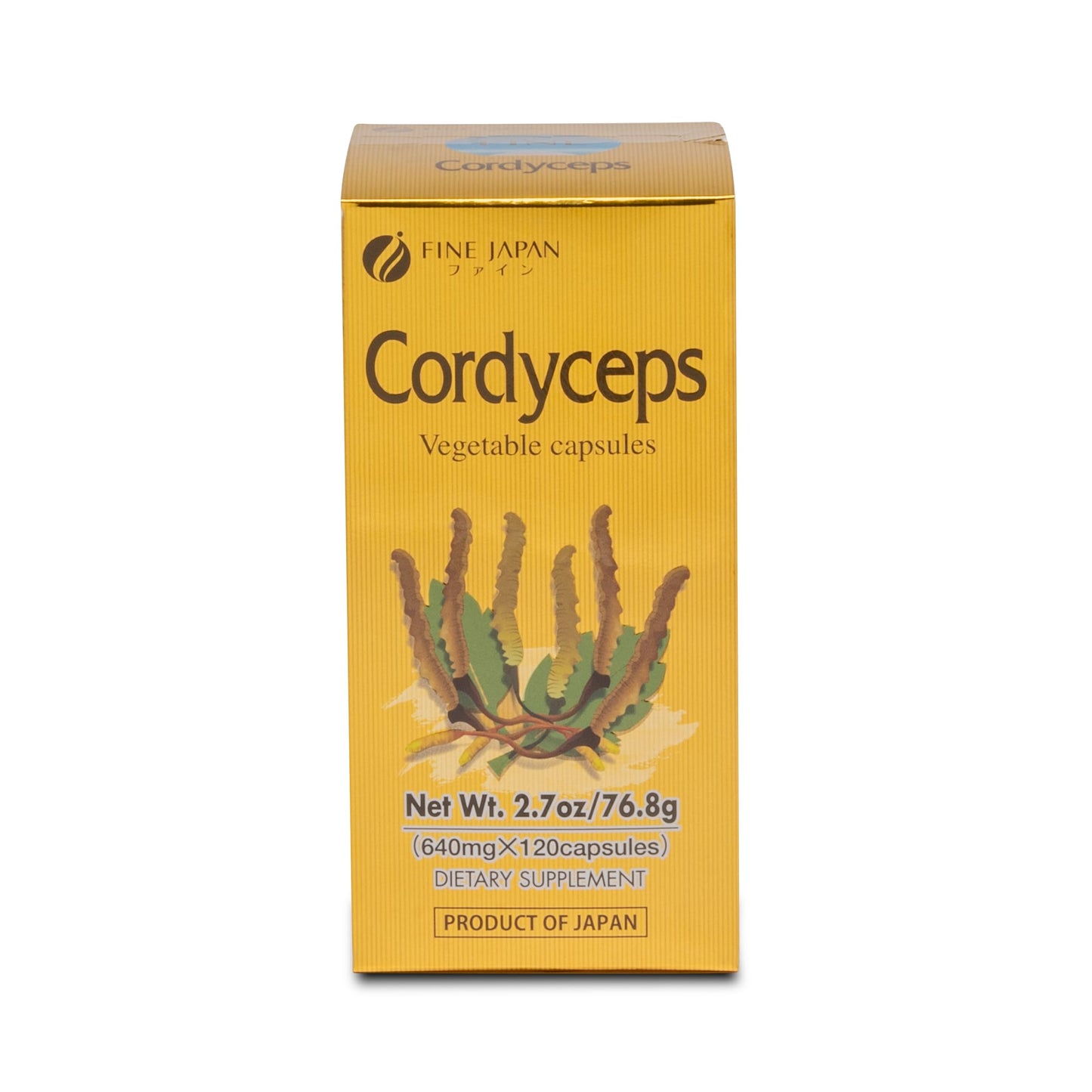 FINE JAPAN Cordyceps Capsules | Premium Cordyceps Militaris & Sinensis 1000mg