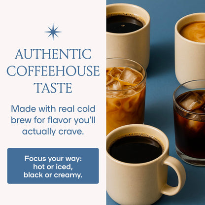 Mushroom Coffee – 20 Cups of Focus, Clean Energy | Lion's Mane, Cordyceps & L-Theanine