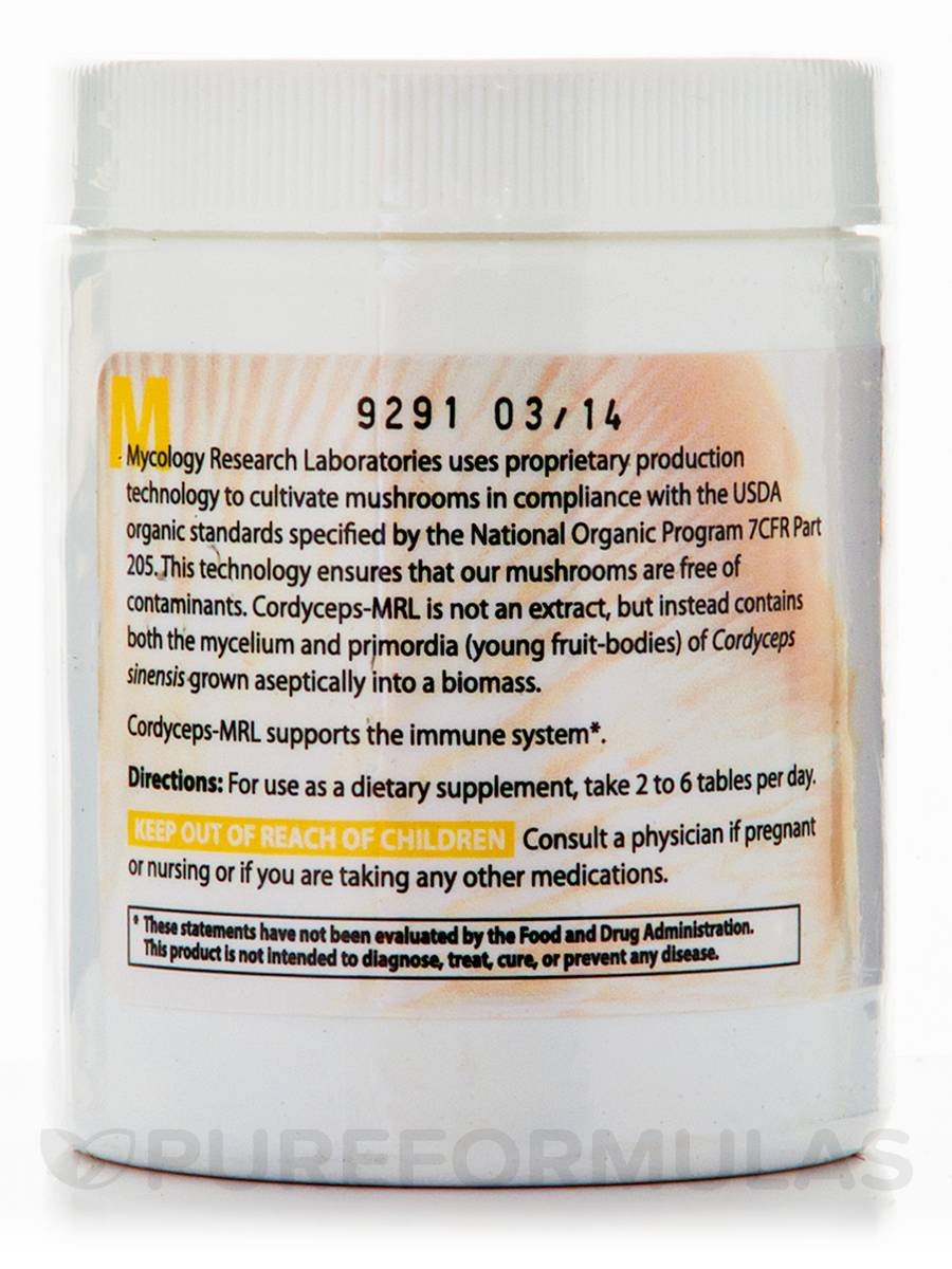 Cordyceps Sinensis-MRL 500 mg – 90 Tablets | Mycology Research Laboratories