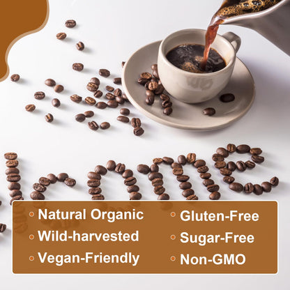 2Pack Mushroom Coffee - Lion's Mane & Cordyceps Blend for Immune Support & Focus