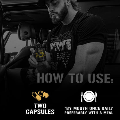 5% Nutrition Core KSM-66 Ashwagandha | 1,200mg Organic Root Extract | High Potency 5% Withanolides (90 Capsules, 45 Servings)