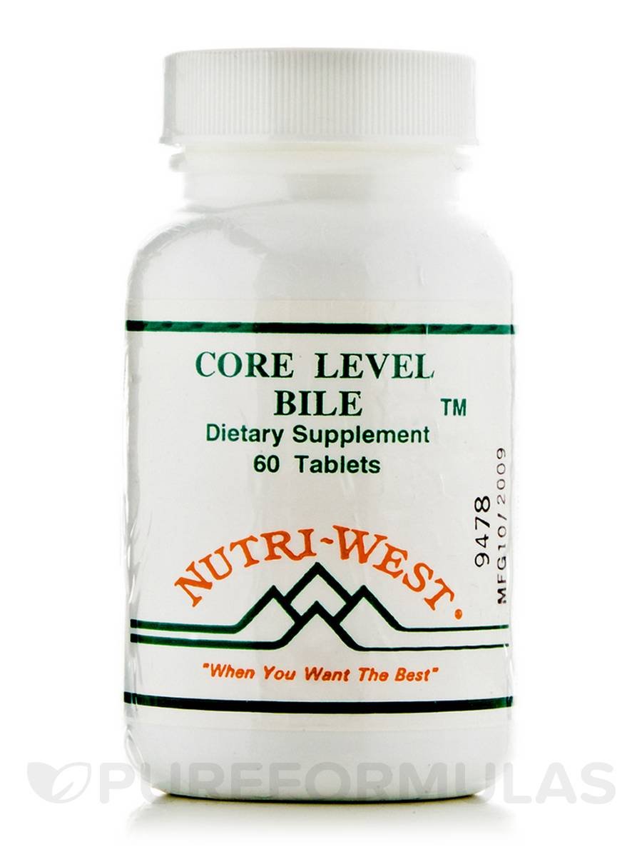 Core Level Bile - 60 Tablets by Nutri West | Biliary Support