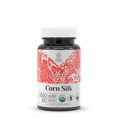 Corn Silk USDA Organic 60 Capsules | High-Potency Natural Supplement