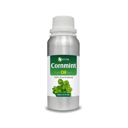 Cornmint Oil (Mentha arvensis) 100% Natural Pure Undiluted Uncut Essential Oil - 8.45 Fl Oz (Pack of 1)