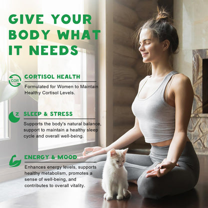 Cortisol Detox Gummies for Women – Mood, Sleep & Focus (30-Day Vegan)