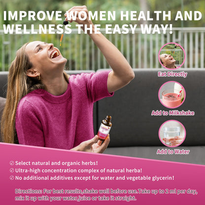Cortisol Supplements for Women | Liquid Drops | 60 Day Vegan Supply