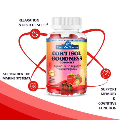 Cortisol Gummies for Hormone Balance – 17-in-1 Stress Support