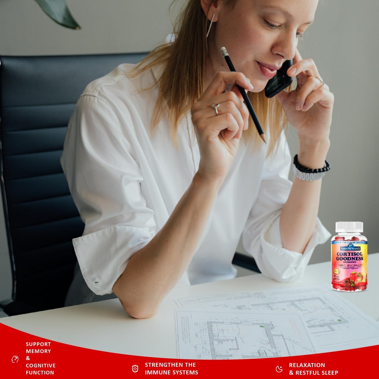 Cortisol Gummies for Hormone Balance – 17-in-1 Stress Support