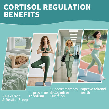 Cortisol Gummies for Women – Hormone Balance & Stress Support | 60 Vegan Gummies