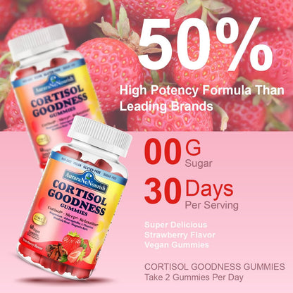 Cortisol Gummies for Hormone Balance – 17-in-1 Stress Support