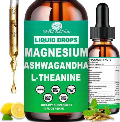 Cortisol Supplements for Women & Men – Lemonade Drops with Magnesium & Ashwagandha
