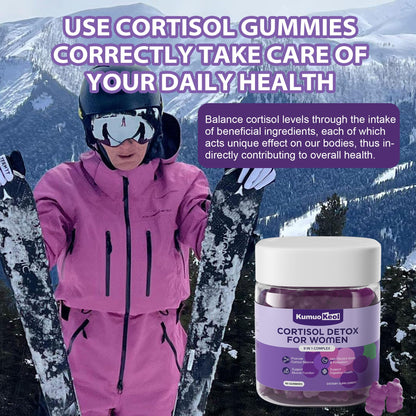 Cortisol Supplements for Women - Stress Relief Gummies, 90 Count