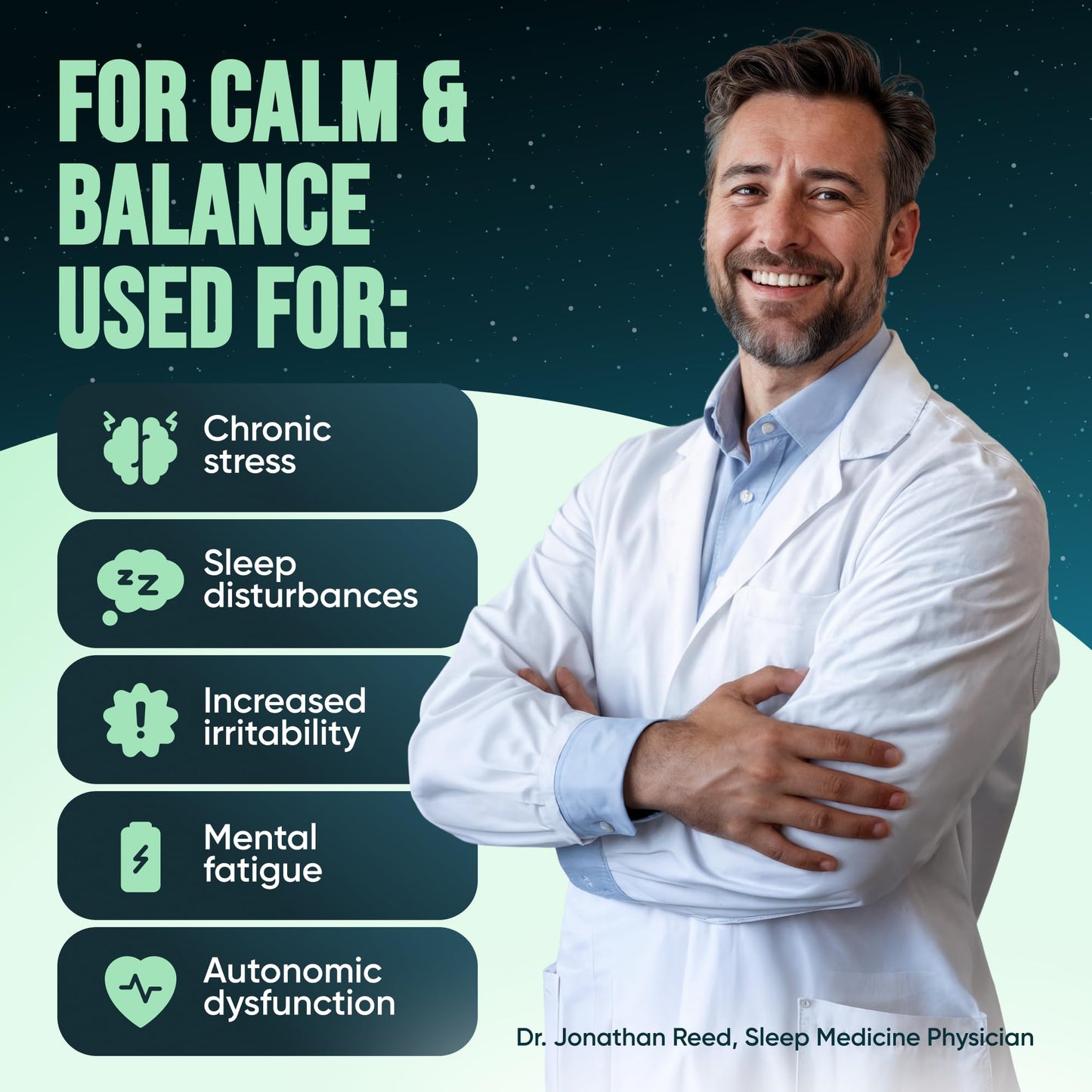 Cortisol Supplements for Women & Men – Stress & Mood Support | Bacopa Monnieri, Lemon Balm, Ashwagandha, 5-HTP, GABA, L-Theanine • 60 Capsules