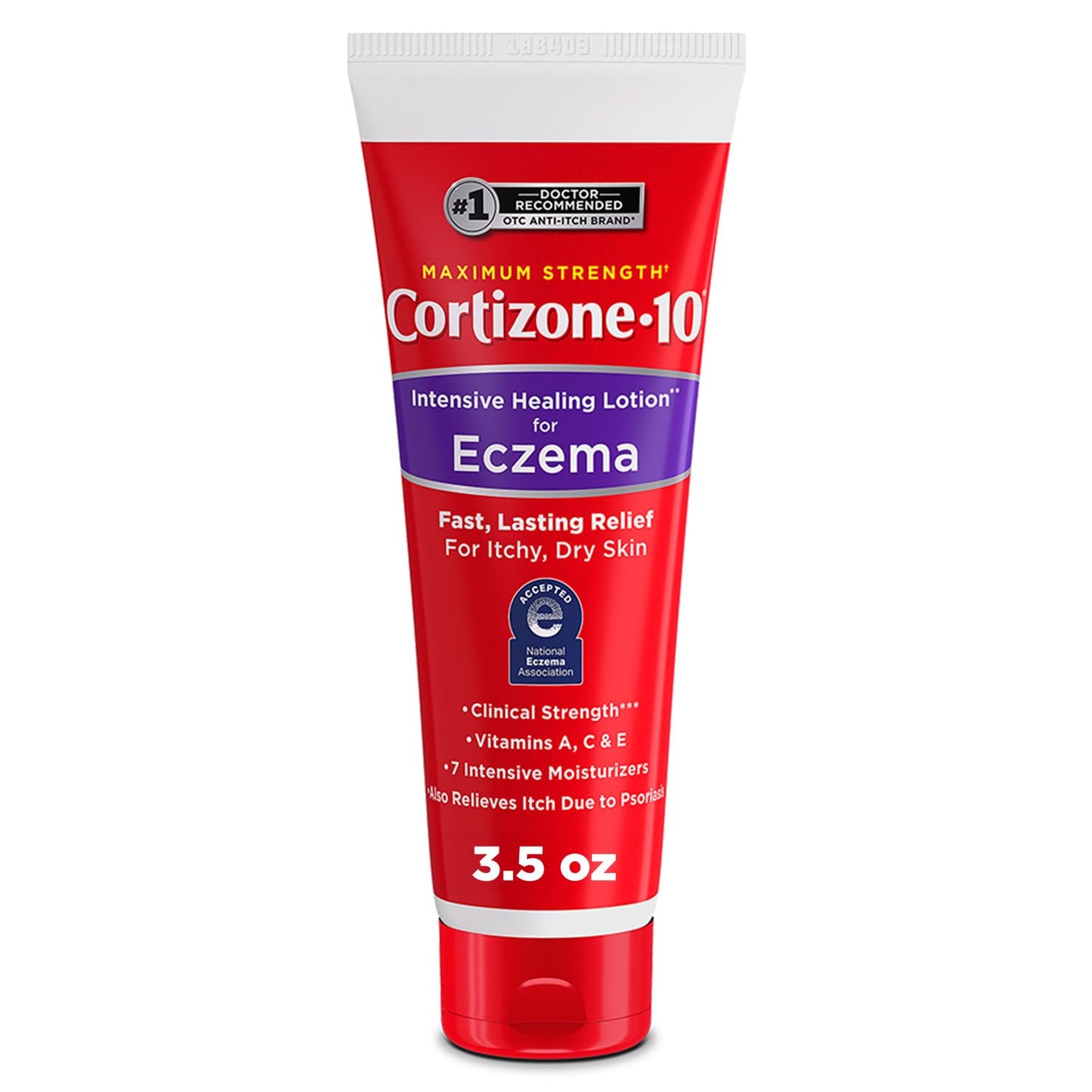 Cortizone-10 Maximum Strength Intensive Healing Lotion for Eczema – 3.5 oz | Fast Itch Relief