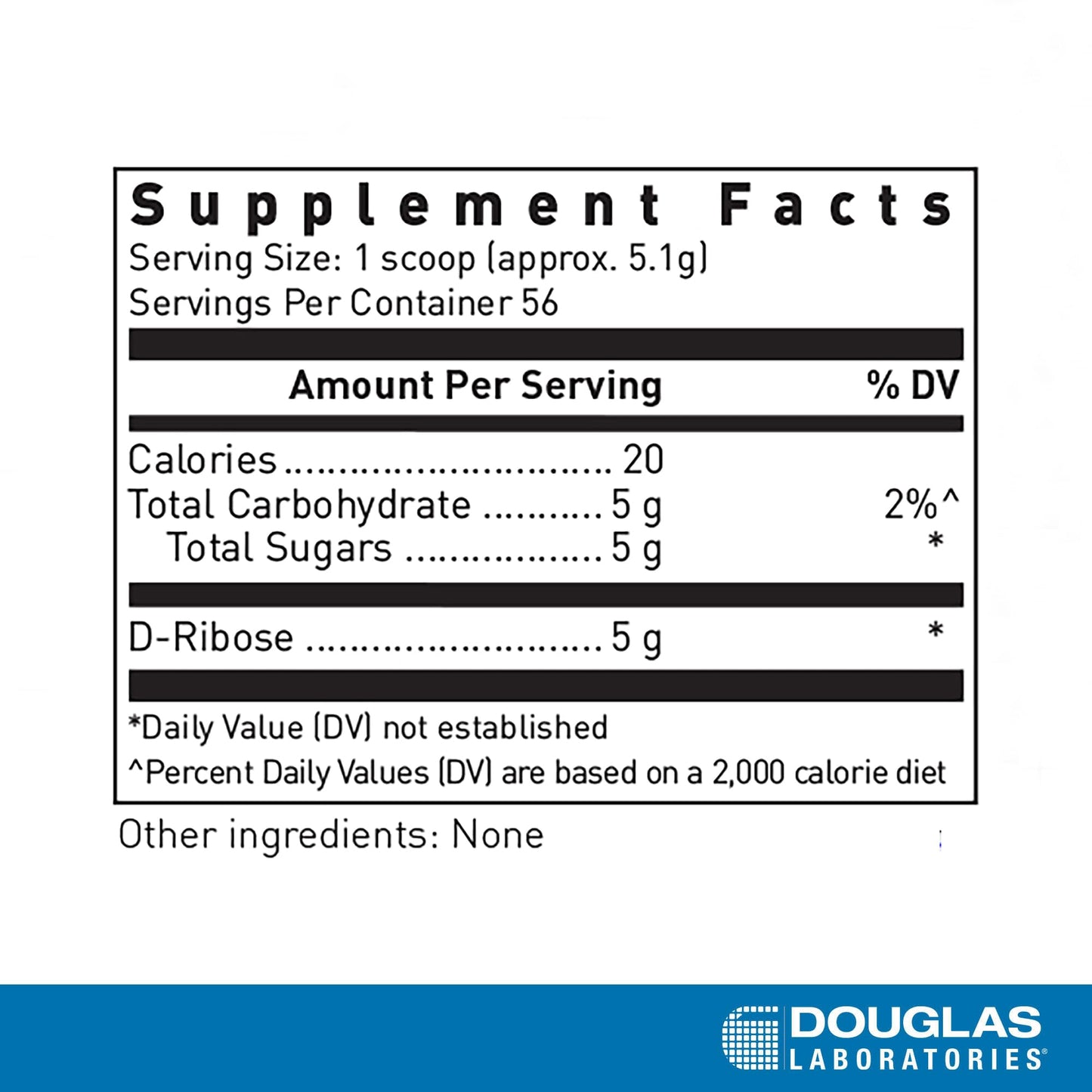Douglas Laboratories Corvalen D-ribose | Supports Cardiovascular Health, Energy Production & Mitochondrial Function | 10.18 oz (288.6 g)