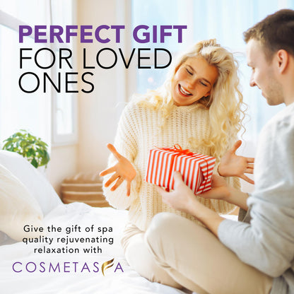 Cosmetasa Lavender Massage Oil with Roller – All Natural, Cruelty-Free Spa-Quality Skin Therapy Oil (8.8 oz)