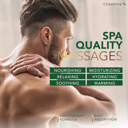 Cosmetasa Sore Muscle Massage Oil 8.8 oz – Arnica, Peppermint & Lavender