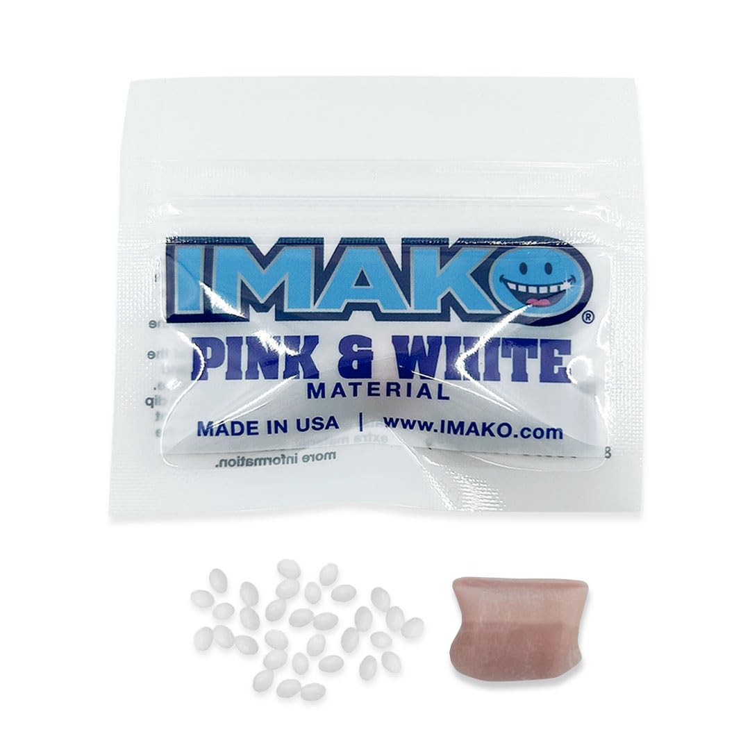 Cosmetic Moldable Fitting Material for Imako Cosmetic Teeth - Made in USA