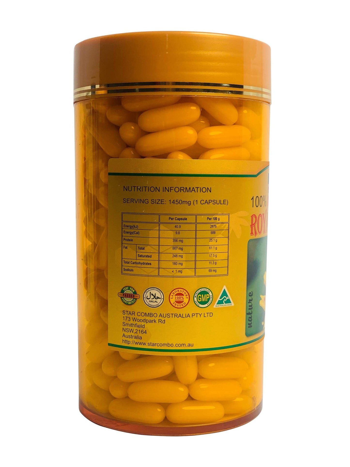 Costar Royal Jelly 1450mg – 365 Capsules – Australian Made