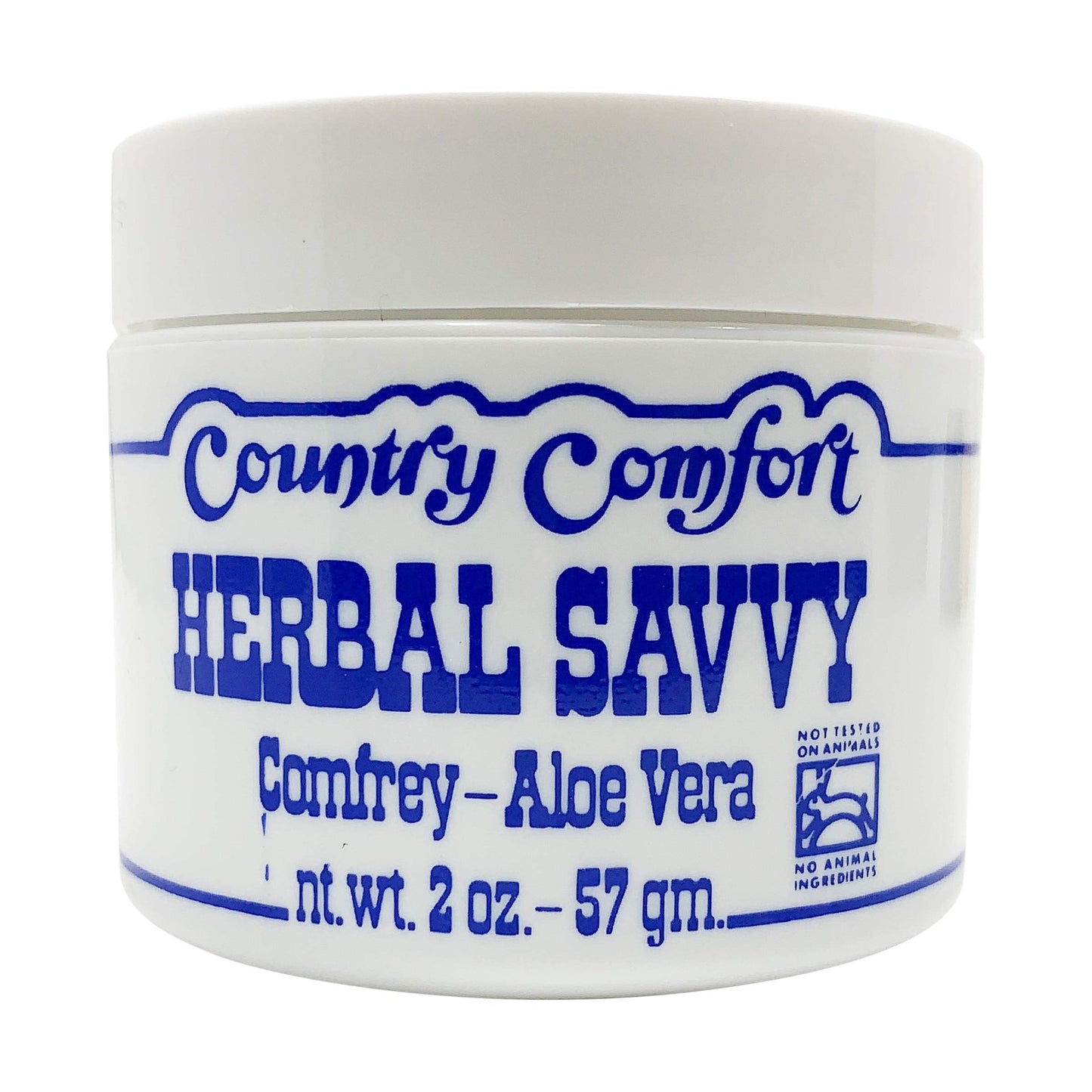 Country Comfort Herbal Savvy Comfrey Aloe Vera – 2 oz Salve