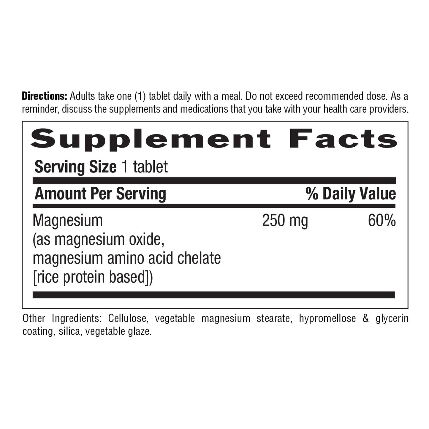 Country Life Chelated Magnesium 250mg - Supports Heart, Bone & Muscle Health | Vegan-Friendly, Gluten-Free