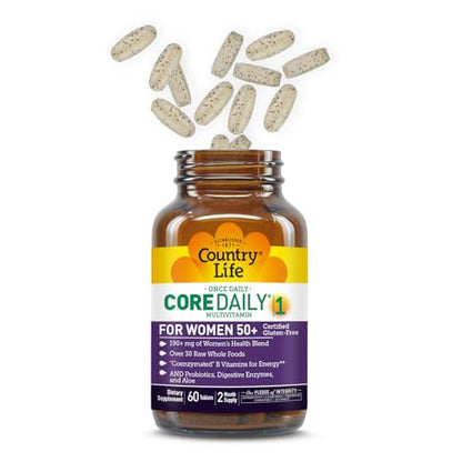 Country Life CORE Daily-1 for Women 50+ Multivitamin | Complete Daily Nutrition