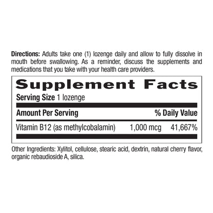 Country Life Methyl B-12 Capsules 1000 mcg - 60 Count