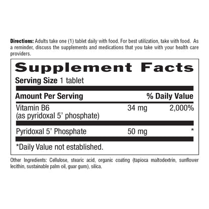Country Life P-5-P Vitamin B6 – Bioavailable B6 (P-5-P) for Energy