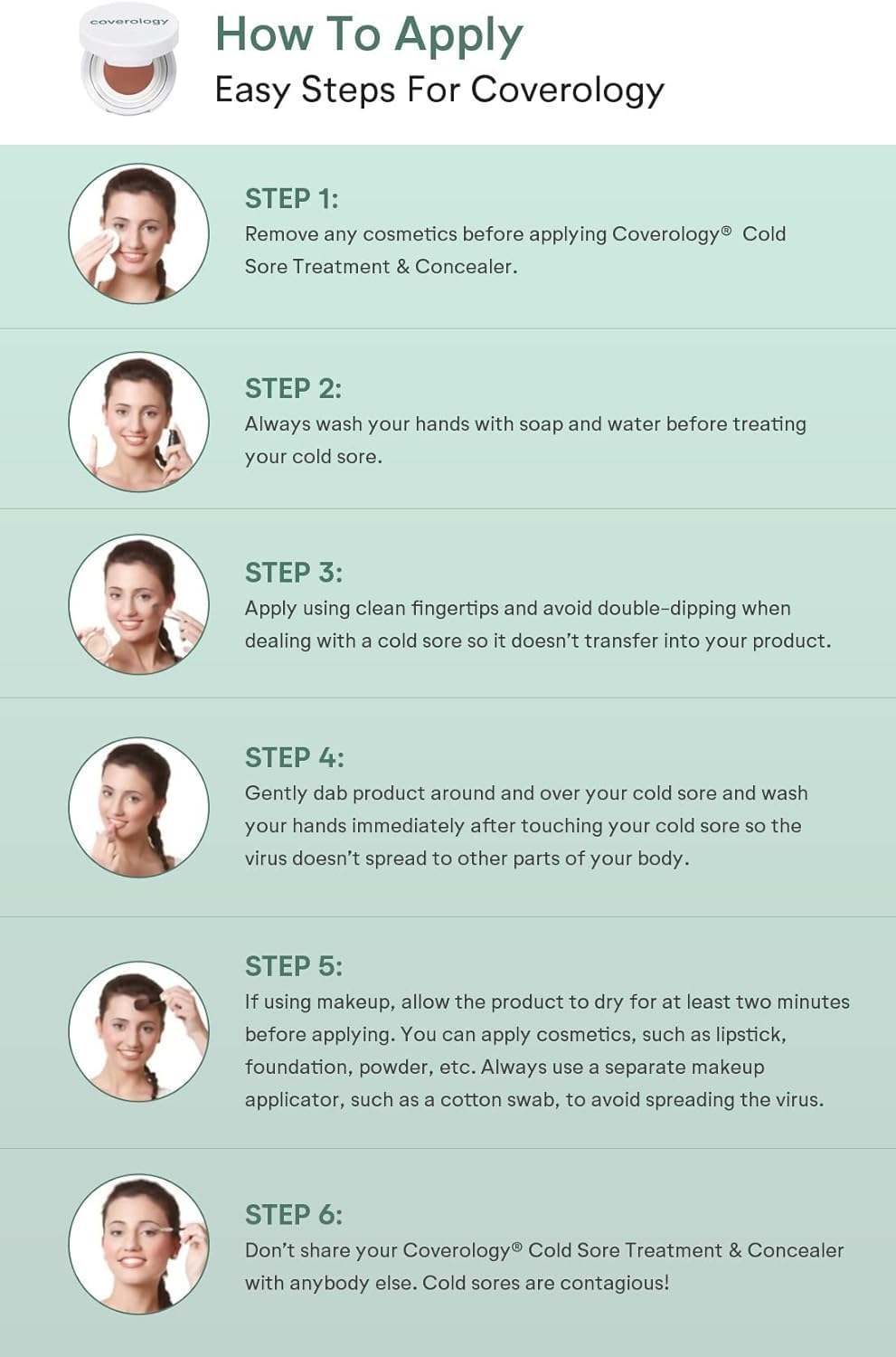 Coverology Cold Sore Treatment & Concealer – Full Coverage Cold Sore Cover-Up